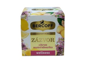 Bercoff čaj, Zázvor, citrón a materina dúška 20 g