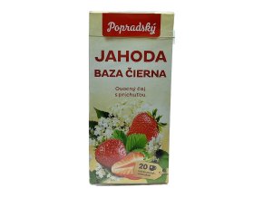Popradský čaj Jahoda a baza čierna 40 g