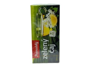 Popradský Zelený čaj s príchuťou bazy a citrónu 30 g