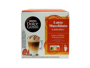 Nescafé Dolce Gusto Latte Macchiato Caramel kávové kapsule 16 ks