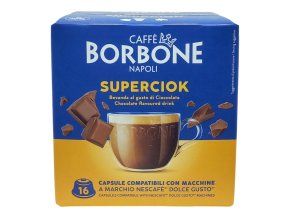 Caffé Borbone Superciok čokoláda pre Dolce Gusto 16 ks