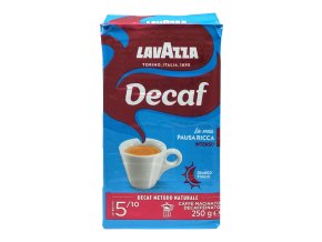 Lavazza Dek Intenso mletá káva bez kofeinu 250 g