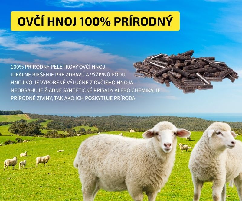 100 % OVČÍ HNOJ
