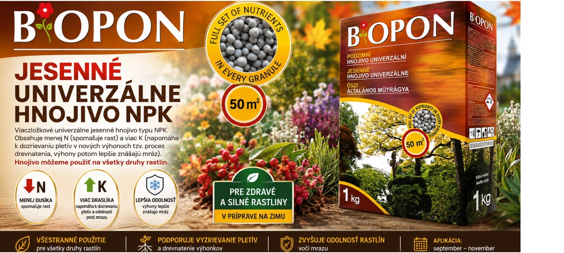 BOPON UNIVERZALNE HNOJIVO JESEN