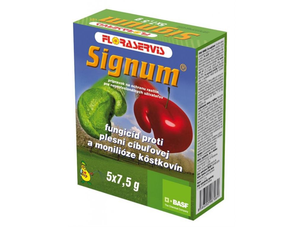 SIGNUM® má systémový účinok. Do rastliny preniká listami a účinné látky sú potom rozvádzané v rastline akropetálne pletivami rastlín.