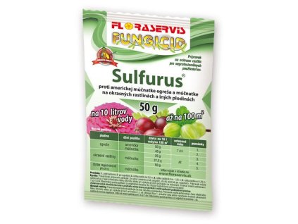 sulfurus 50g proti mučnatke fungicid tovochem