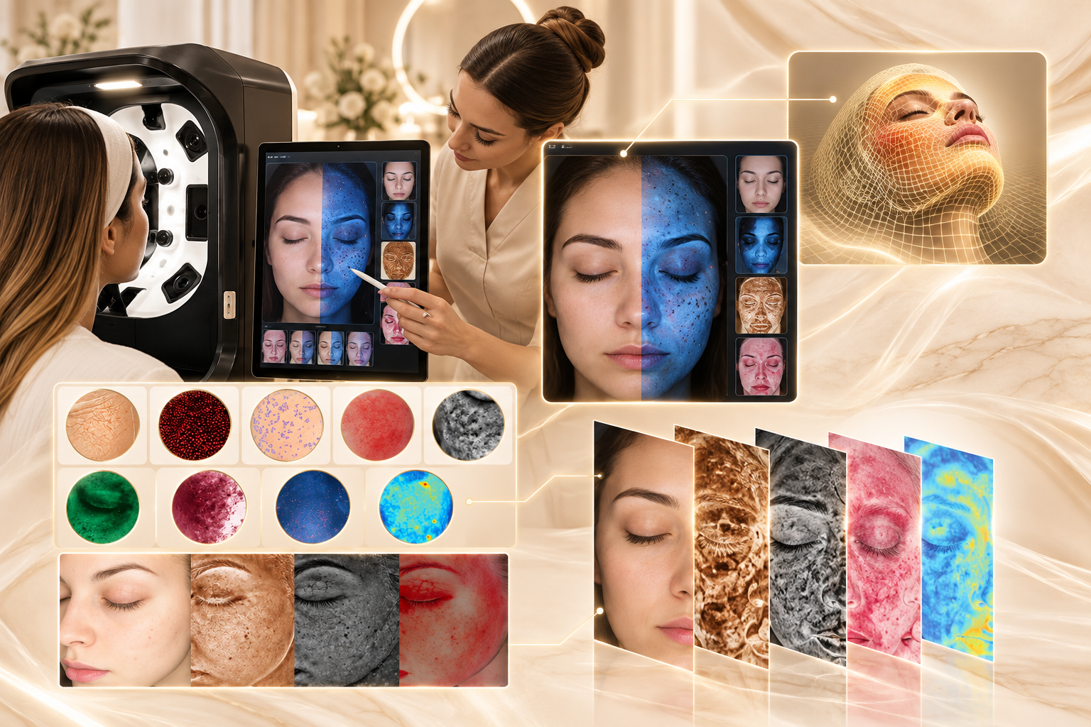 ADSS 3D Skin Analyzer diagnostika pleti