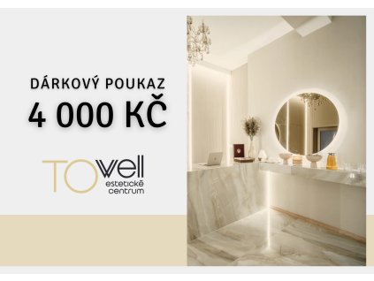 Dárkový poukaz na 4000 kč
