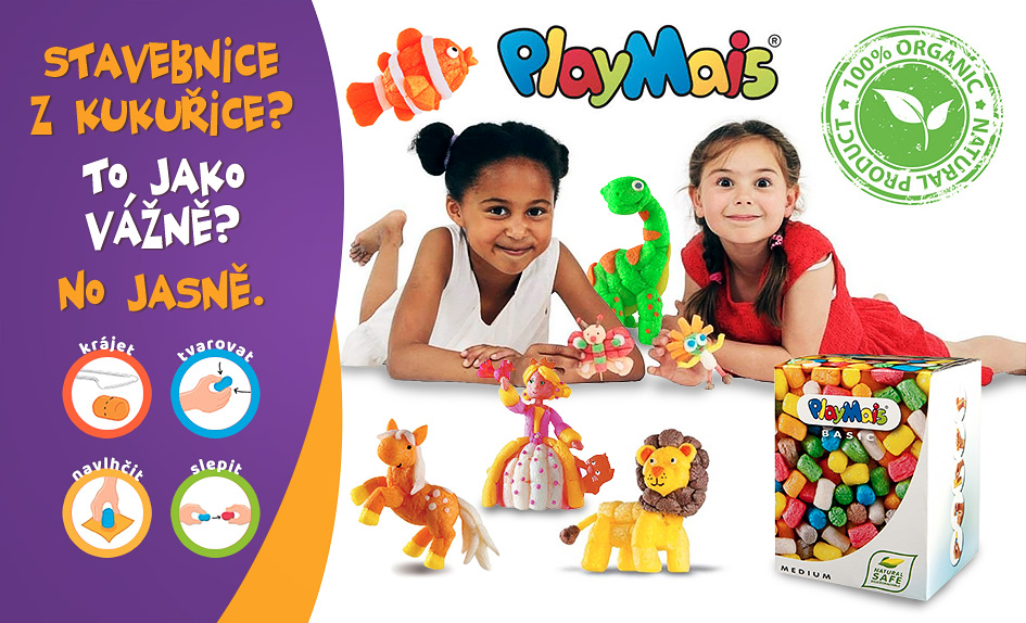 Playmais ekologická stavebnice z kukuřice