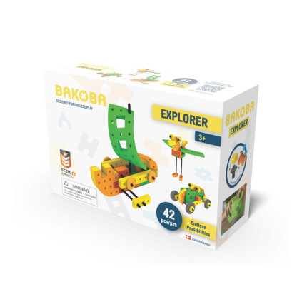 BAKOBA Explorer 42 dílů, pěnová stavebnice 11