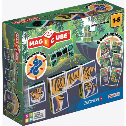 GM145 GEOMAG Magicube Jungle animals 6+3 01