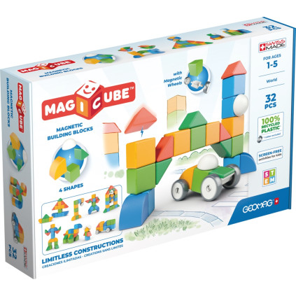 GM203 GEOMAG Magicube Magneticka stavebnice Tvary 32 dilku 01