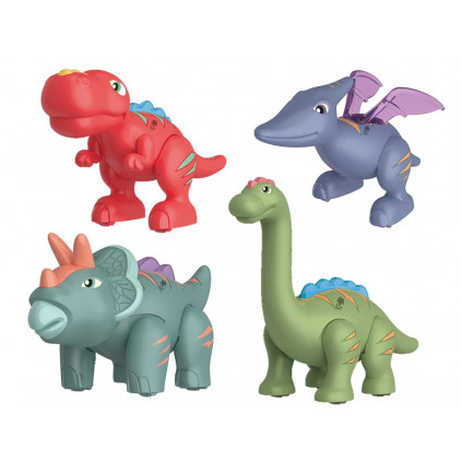 DINOMAG Set 4 magnetickych dinosauru 24