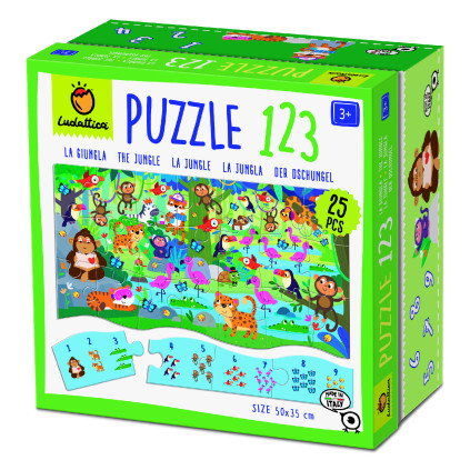 LUDATTICA Dzungle 25 dilu puzzle s cisly 01