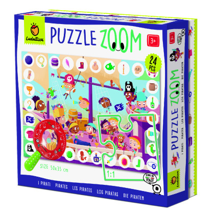 LUDATTICA Pirati 24 dilu puzzle s lupou 01