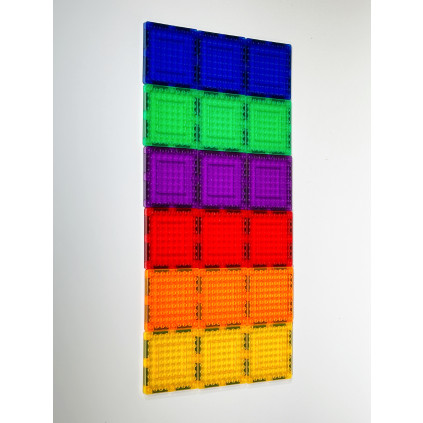 MAGPLUS Ctverce magneticke 7,5x7,5cm na Lego 18ks 01