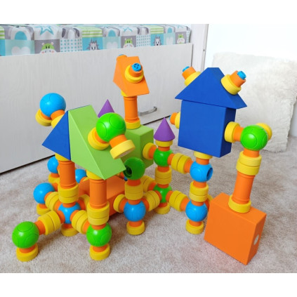 Soft Block Small magneticka stavebnice 99 dilu 001