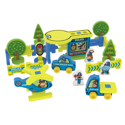 MS0093 MILLAMINIS Set Policejní stanice 34