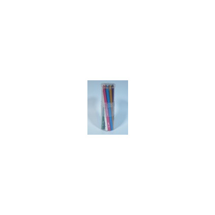 EDU3 Prémiové Jumbo trojhranné pastelky P12, tuha 6,25 mm, 12 barev v kulaté plastové doze