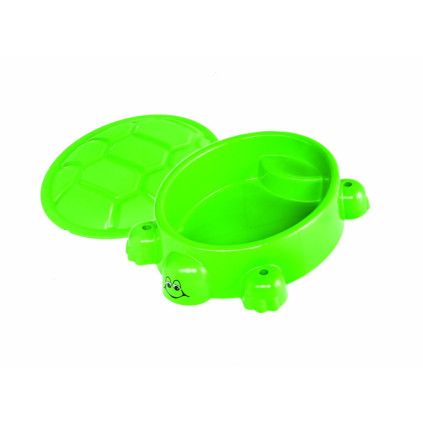 Pískoviště želva světle zelené s víkem