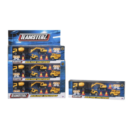 Teamsterz konstrukční mini set se stavebními stroji