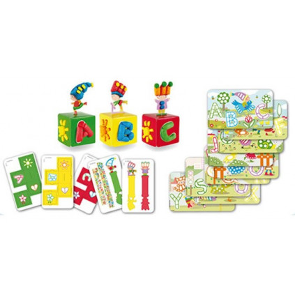 PM160246 PLAYMAIS Card Set Fun to learn ABC