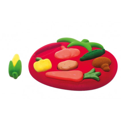 RB20156 RUBBABU 3D Shape Sorter Puzzle Vegetables