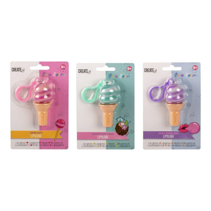 Lesk na rty Candy kournoutek se zmrzlinou přívěsek
