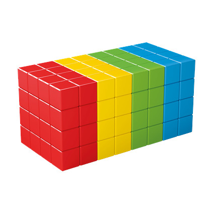 Geomag Magicube Full Color 128 dílků 01
