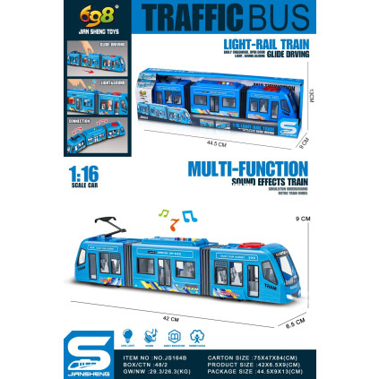 Tramvaj modrá 1:16