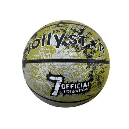 Míč basketbalový JollyStar zelený