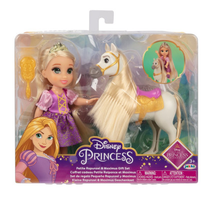 Panenka Disney Princezna Locika/Belle a koník Maxmus/Phillipe