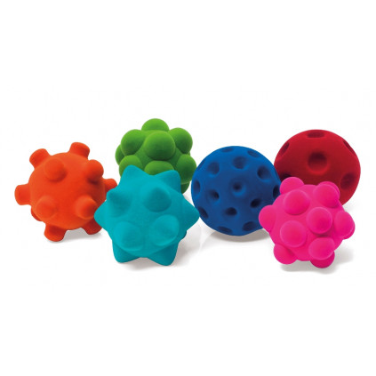 RB20192 RUBBABU Sensory Balls Assort Display 6