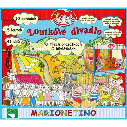 MARIONETINO Loutkové divadlo O třech prasátkách a O kůzlátkách