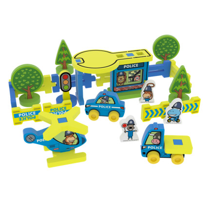 MS0093 MILLAMINIS Set Policejní stanice 34