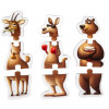 CA13579 CUBIKA Puzzle Vesela zviratka 1