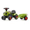 Odstrkovadlo - traktor Claas s volantem a valníkem
