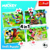 Puzzle 4v1 Mickey a Minnie