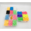 Sada gumiček 3 000 ks na výrobu náramků Loom Band - box velk