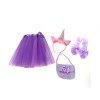 Set pro princeznu pantoflíčky, kabelka, sukýnka, čelenka s r