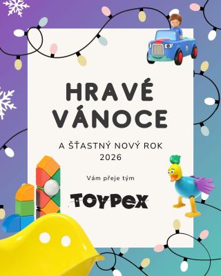 🎄✨ Krásné Vánoce od týmu TOYPEX ✨🎄 Přejeme Vám kouzelné Vánoce plné radosti, dětského smíchu a společně strávených chvil...