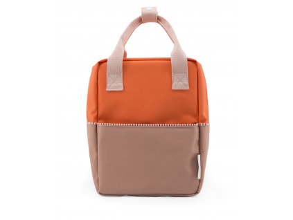 1801392 Sticky Lemon product backpack small colour blocking royal orange, party pink,