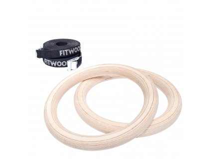 ULPU gym rings birch black 1020