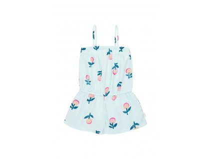 CHEESECLOTH PLAYSUIT BLUE FLOWER