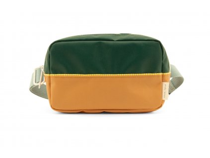 1802051 Sticky Lemon fanny pack large colourblocking 2022 green meadow + cousin clay product shot 01