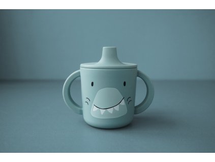 Dětský silikonový hrneček Trixie Baby - Mr. Shark