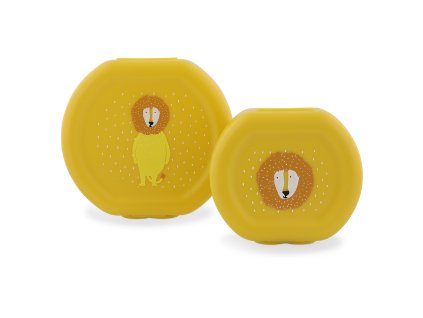 Snack box se zavíráním na clip - 2pcs - Mr. Lion