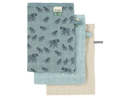 MUSLIN WASHCLOTHS 3PACK MIX