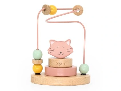 Trixie motorický labyrint s korálky paní kočka
