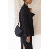 1601403 Monk & Anna style Soma halfmoon bag black